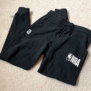 black NBA sweat pants